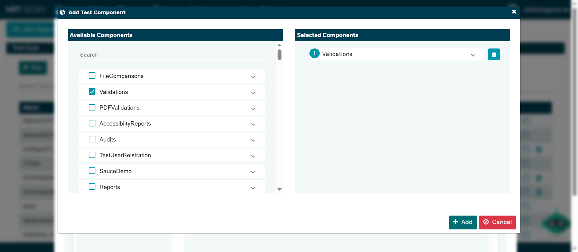 Modular Test Design Example