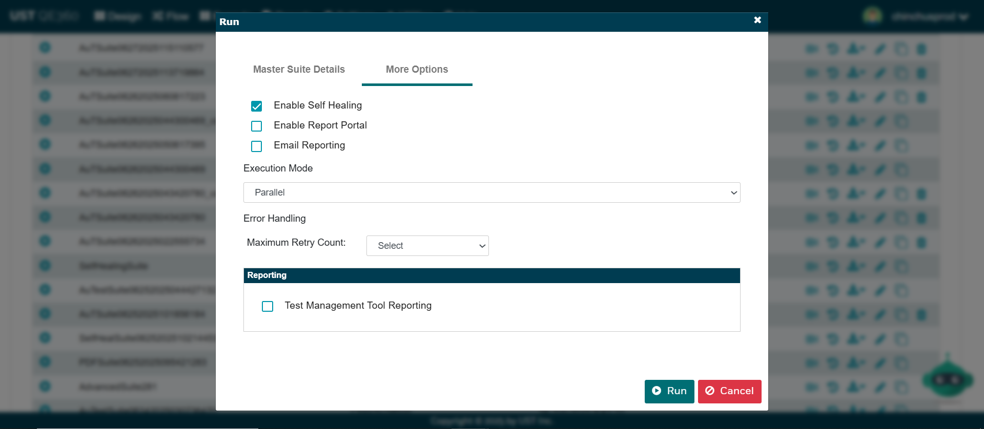 Self-Healing Tests Example